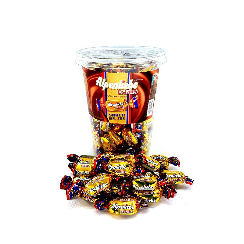 

Alpenliebe Eclairs Toples 100 Butir - Netto 360gr