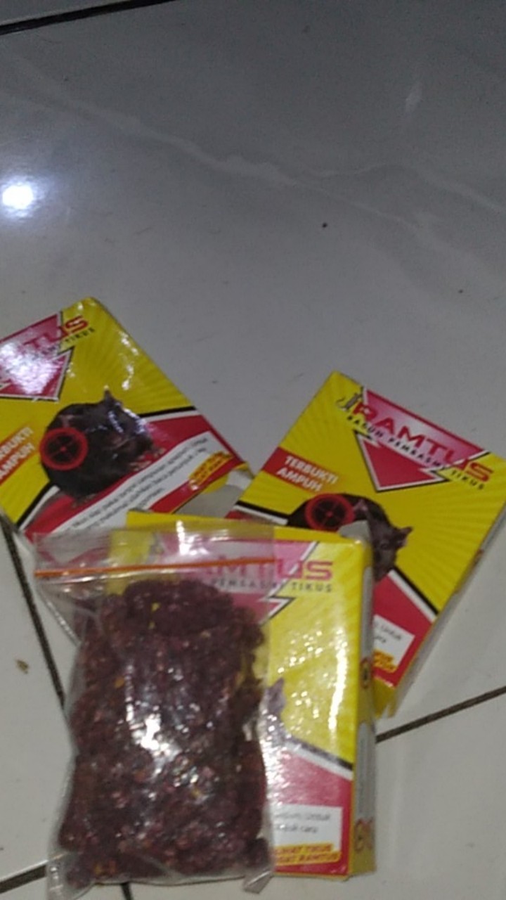 Ramtus Obat Racun Tikus Langsung Mati Kering Tidak Bau Sangat Ampuh Racun Pembasmi Tikus 6 Pack