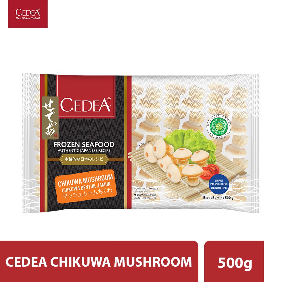 

CEDEA CHIKUWA MUSHROOM [500Gr] / Chikuwa Jamur Instan 500gr