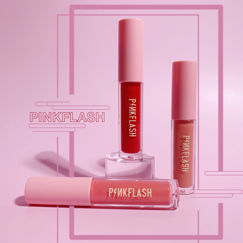 PINKFLASH Pelembab Pigmentasi Tinggi Matte Lipstik Lembut Tahan Lama N04 1 Piece Waterproof Lip Tint