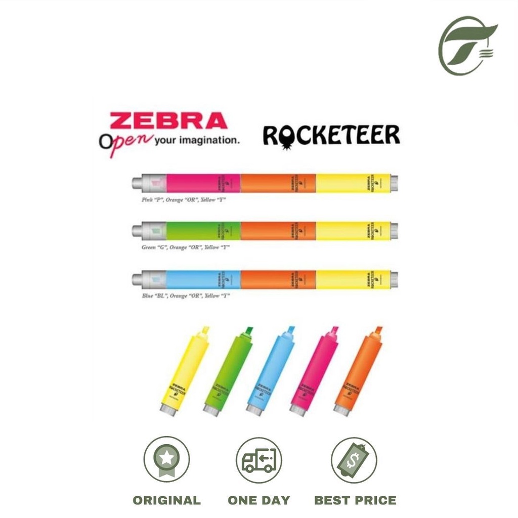

HIGHLIGHTER ROCKETEER 3 IN 1 ZEBRA
