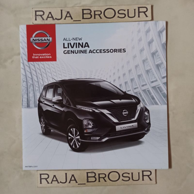 Poster brosur katalog leaflet Nissan Livina Genuine Accessories 2019