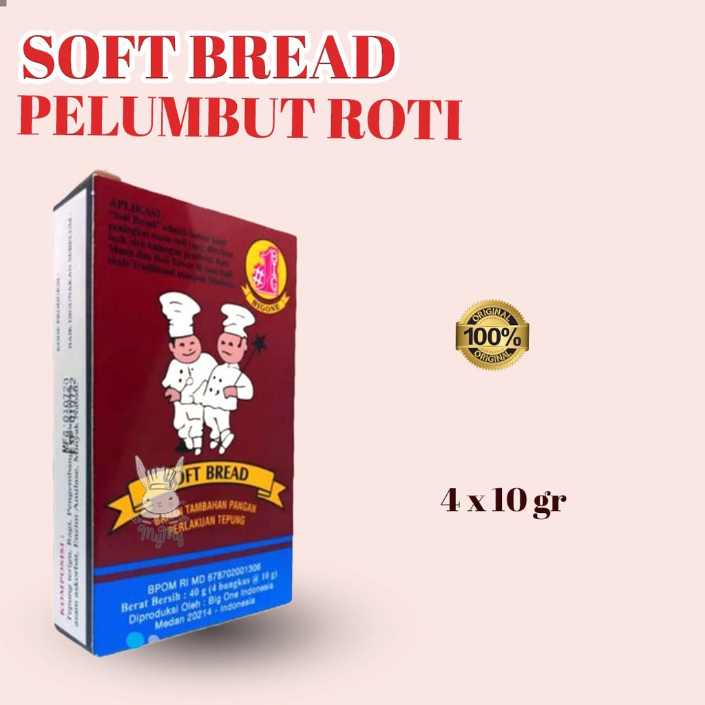 

soft bread pelembut roti /donat/improver 4x10gr