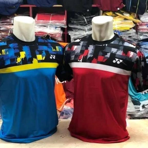 Terbaru baju badminton minion y144 / baju badminton kevin G .,.