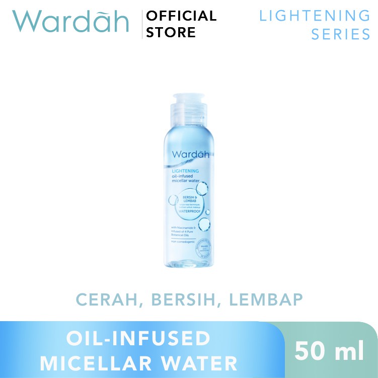 Wardah Lightening Oil Infused Micellar Water 50 ml / Wardah Lightening Series