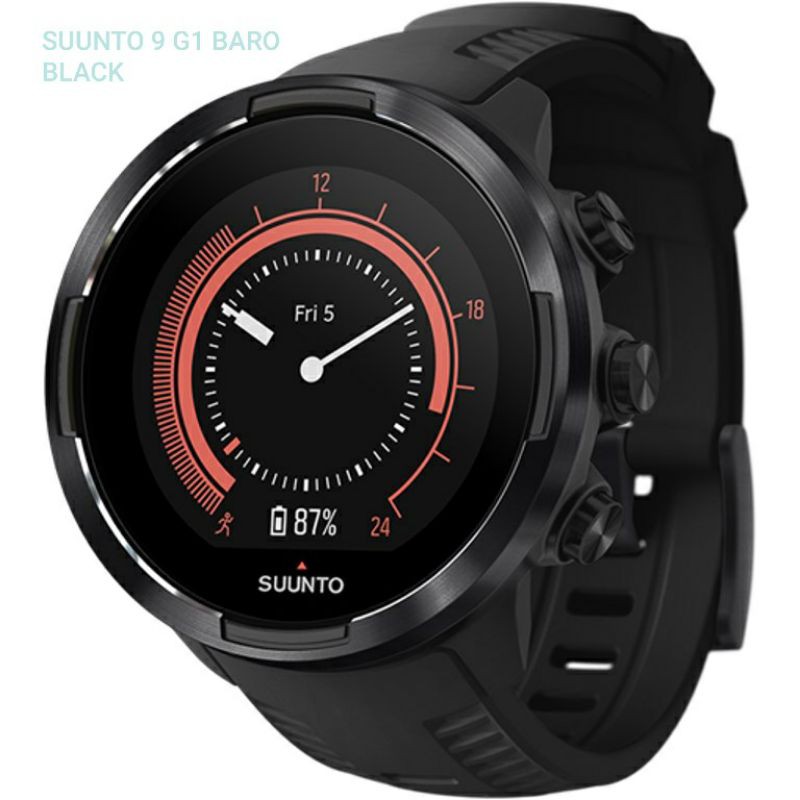 jam tangan SUUNTO 9 G1 BARO BLACK Original