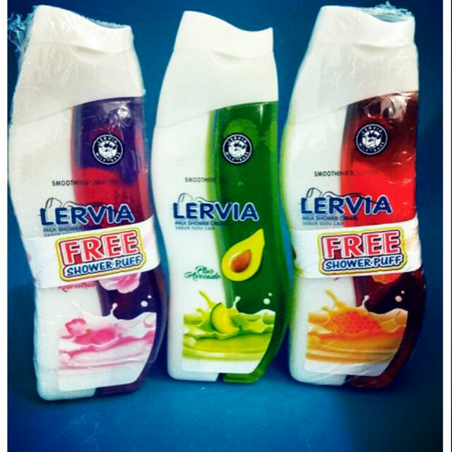 LERVIA Milk Shower cream sabun cair 250ml