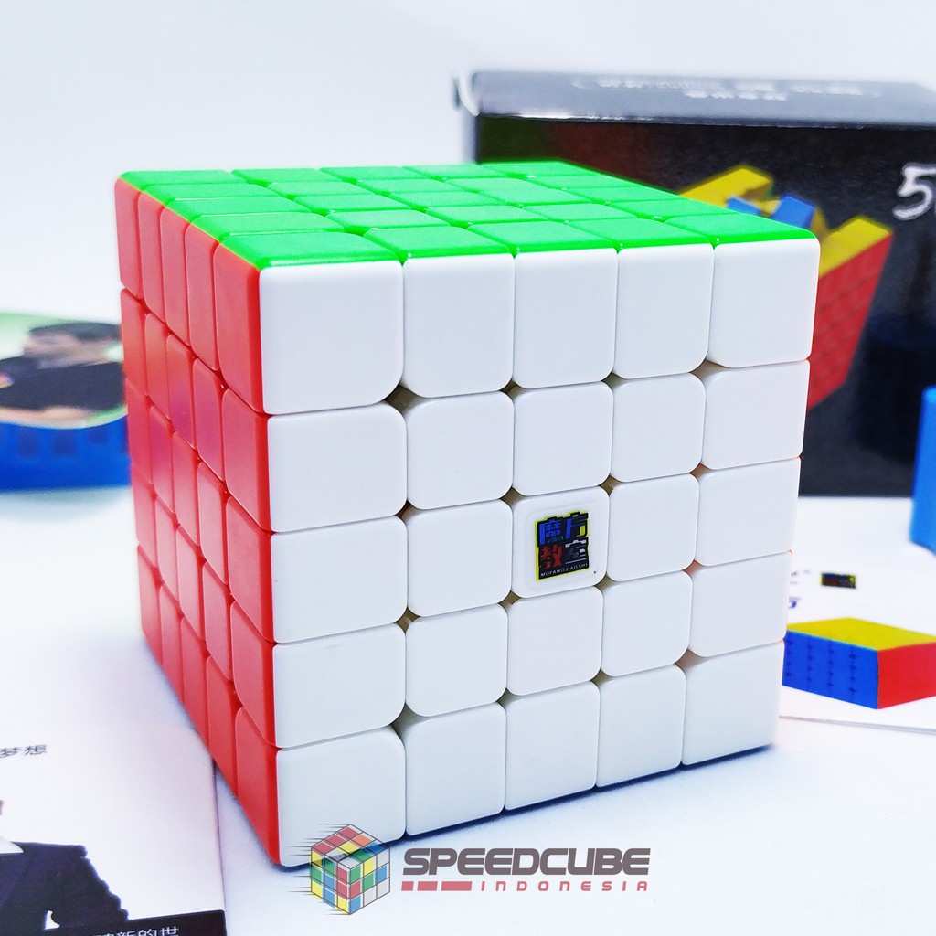 Rubik 5x5 Magnetic Meilong Moyu - 5x5x5 Rubik Magnet Terbaik, Murah &amp; Original Stickerless