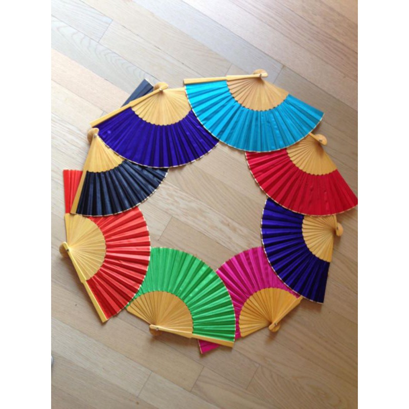 Kipas Srikandi Polos 19 cm