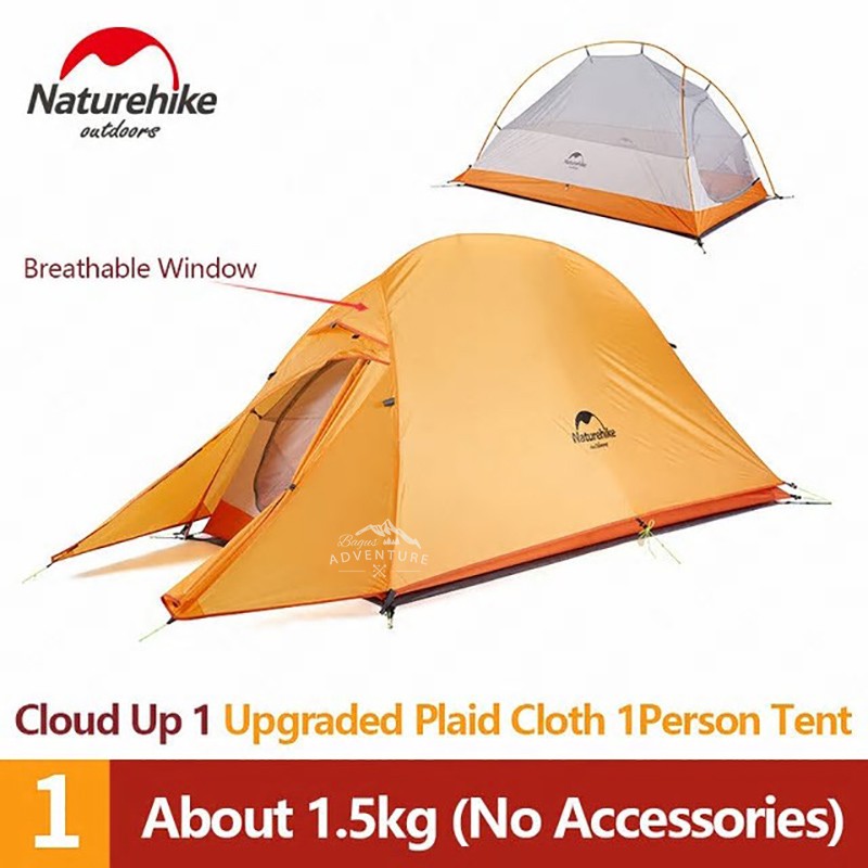 REJECT - TENDA CLOUD UP 1 210T NATUREHIKE NH18T010-T (UPGRADE VERSION)