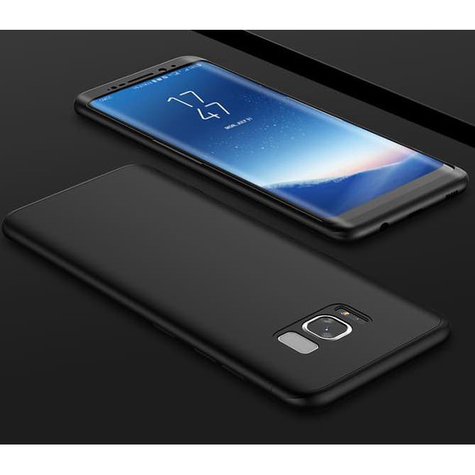 CASE 360 FULL PROTECTION 3 IN 1 FOR SAMSUNG S8 HITAM