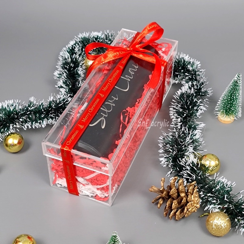 Hampers Natal / Kado Natal / Tumbler + Nama / Christmas Hampers / Christmas Gift / Hampers Tumbler / Tumbler Custom Nama / Hadiah Natal / Bingkisan Natal / Hampers Tumbler / Hampers Akrilik / Acrylic hampers