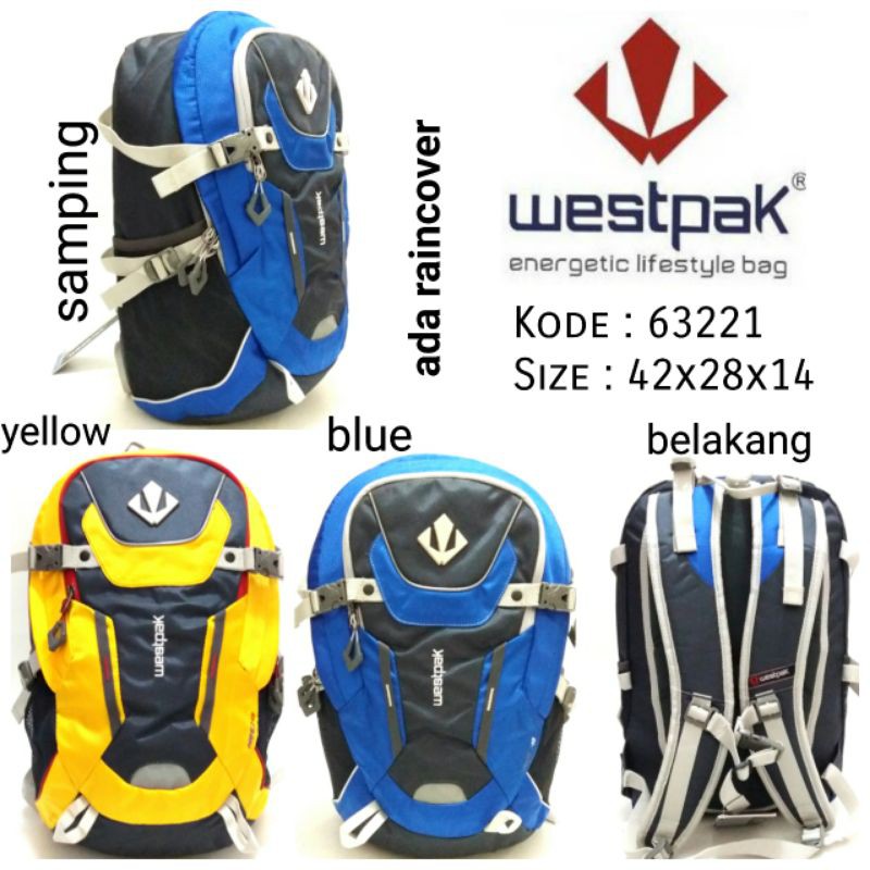 TAS RANSEL BACKPACK SEKOLAH WESTPAK 63221 TERBARU TERMURAH