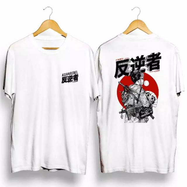  Kaos  Distro ASIAN REBEL JEPANG  Kaos  Distro Combed 30s 