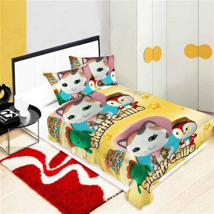 Selimut Bulu Lembut Motif Sheriff Callie