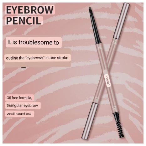 Lameila Pensil Alis  Double Heads Eyebrow Pencil Lasting Eyebrow Pen Waterproof 6 Warna HK835