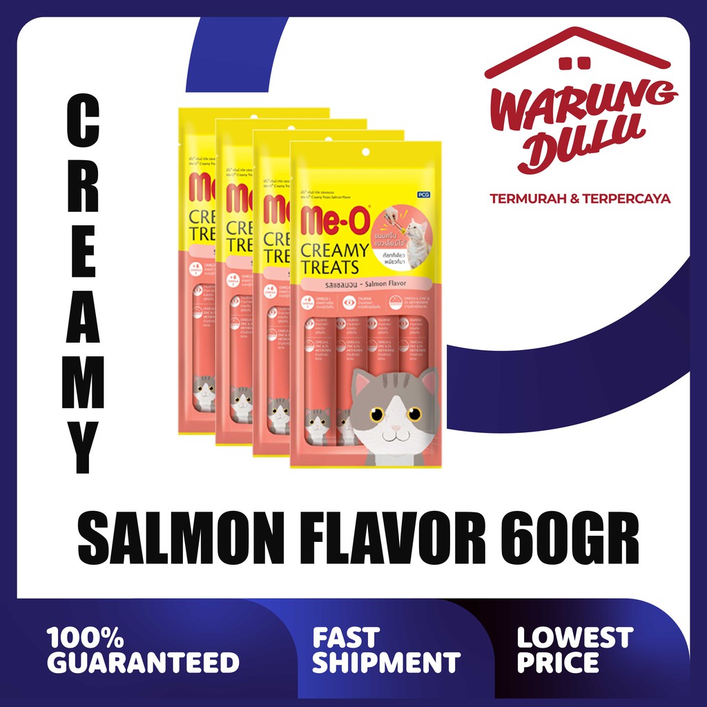 MEO CREAMY TREATS SALMON 60GR