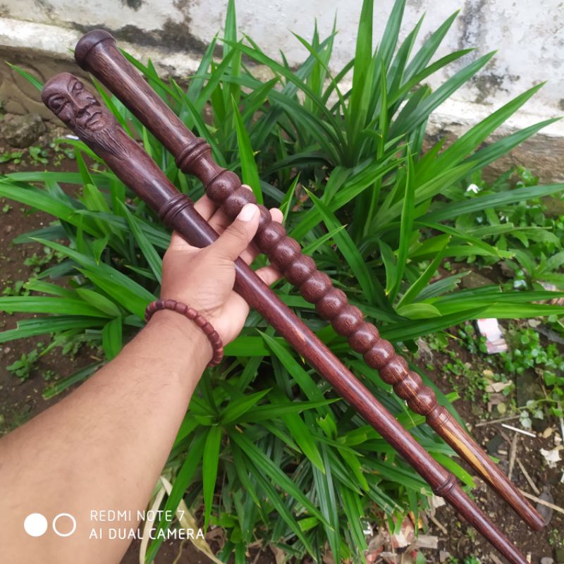 tongkat komando ukir