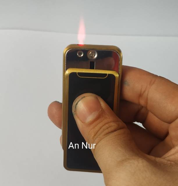 Korek Api Bara IphoneMini - Korek Gas - Lighter Manchis - Korek Api - 9330 - Black