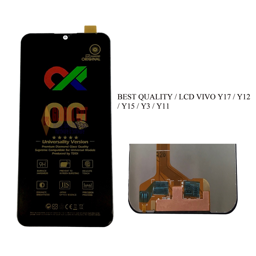 KUALITAS BEST QUALITY / LCD TOUCHSCREEN VIVO Y17 2019 / Y12 2019 / Y15 2019 / Y3 / Y11