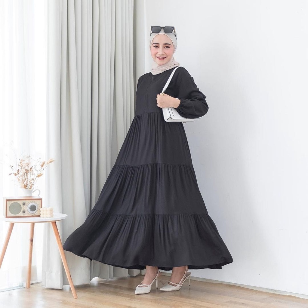 FREE GIFT-jessica Dress JUMBO / Baju Muslim wanita 2022 /ootd wanita terbaru/ Gamis Terlaris / Gamis