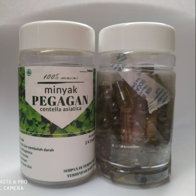 Kapsul minyak pegagan isi 50 bh