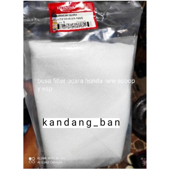 FILTER UDARA ASLI HONDA NEW SCOOPY ESP