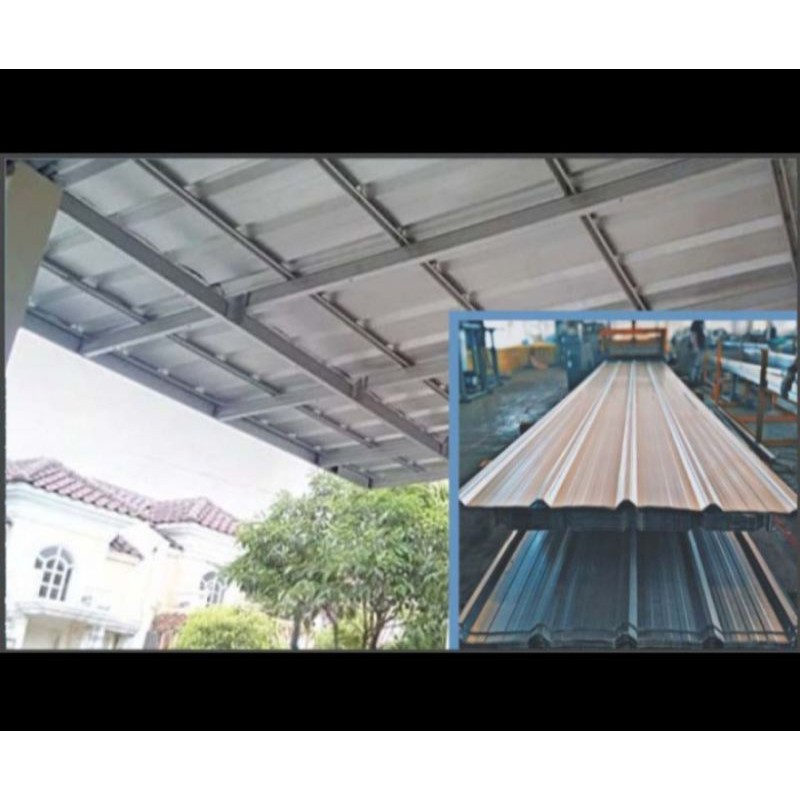 Jual Atap Spandeck/Atap baja ringan/spandek Zincalume 0,30mm | Shopee