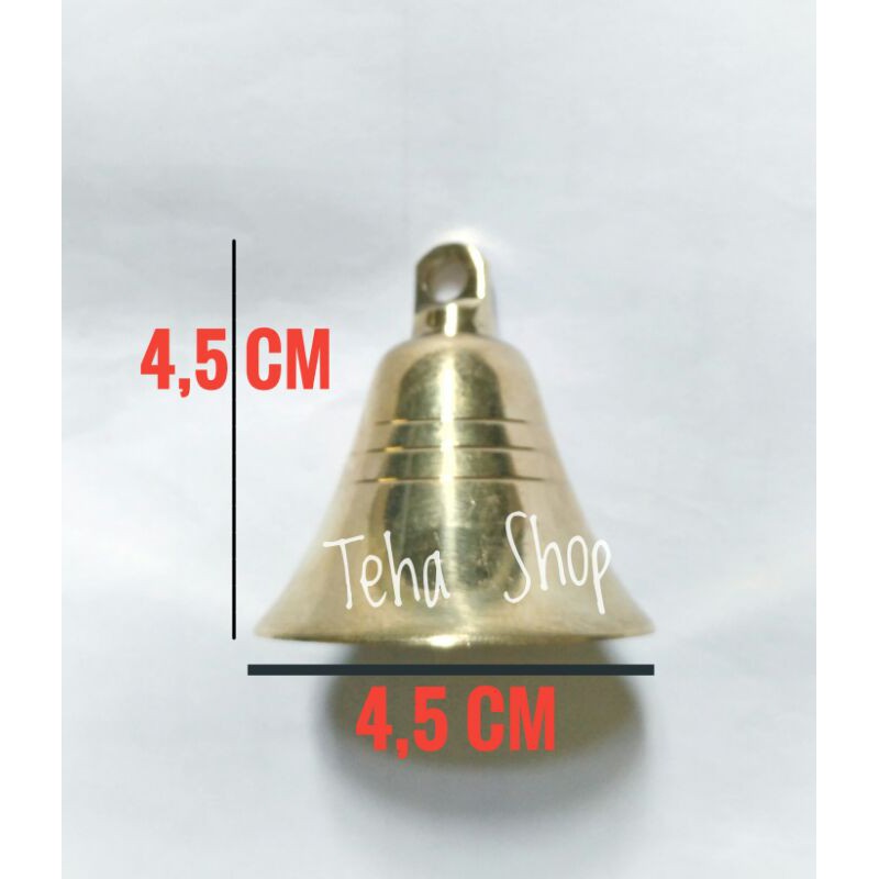 B Lonceng Pintu Pagar Klintingan bel Kuningan Kalung Hewan Peliharaan Lonceng Es klinting lonceng ke