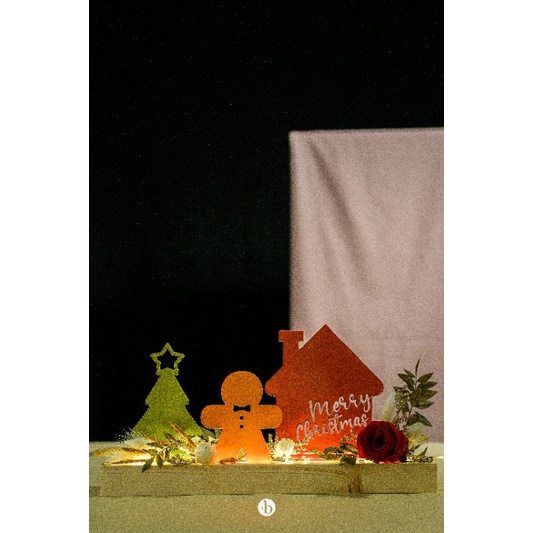 christmas JOY table decor