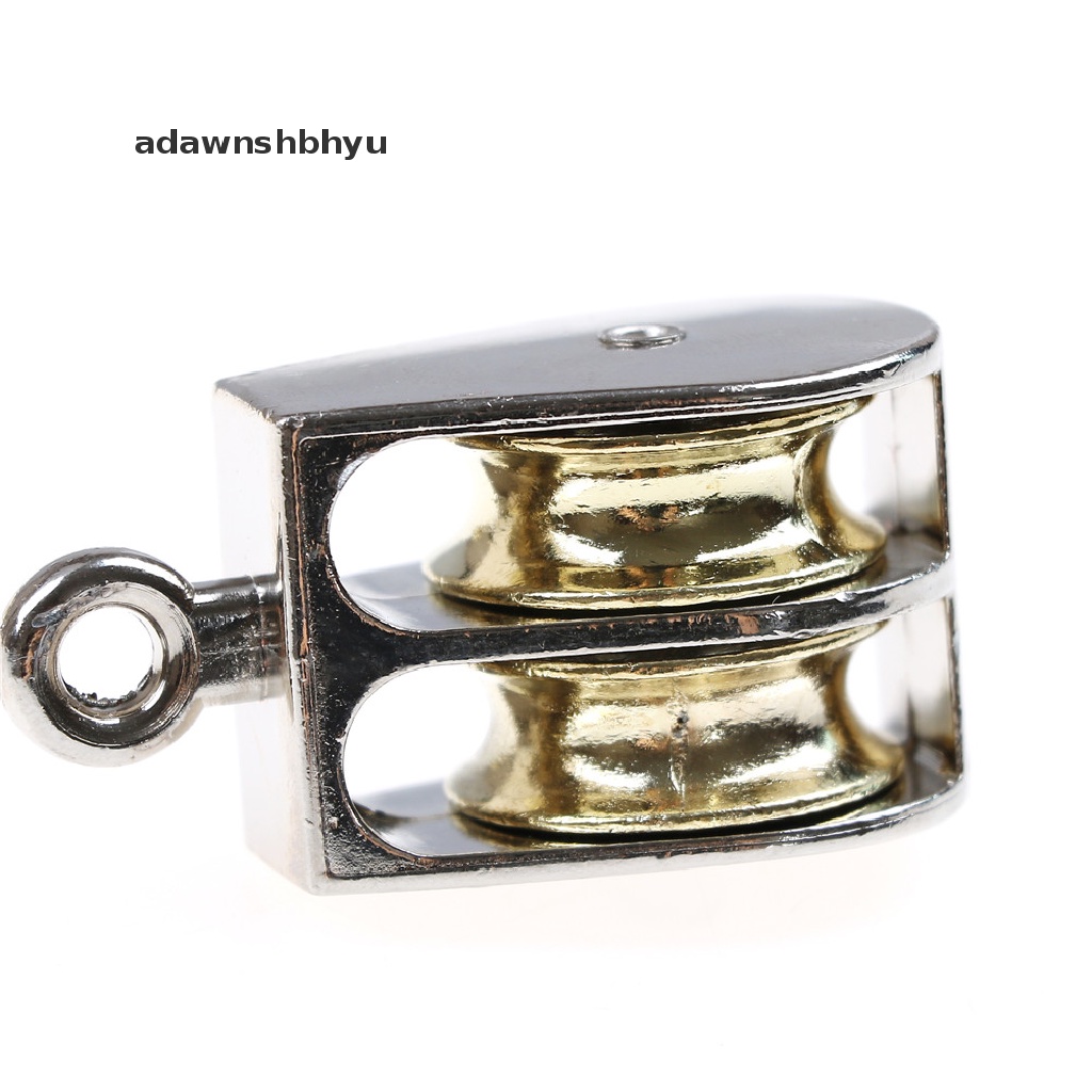 Adawnshbhyu 36 /52/75mm Katrol Metal sheave zinc alloy Katrol mini single/double Untuk diy