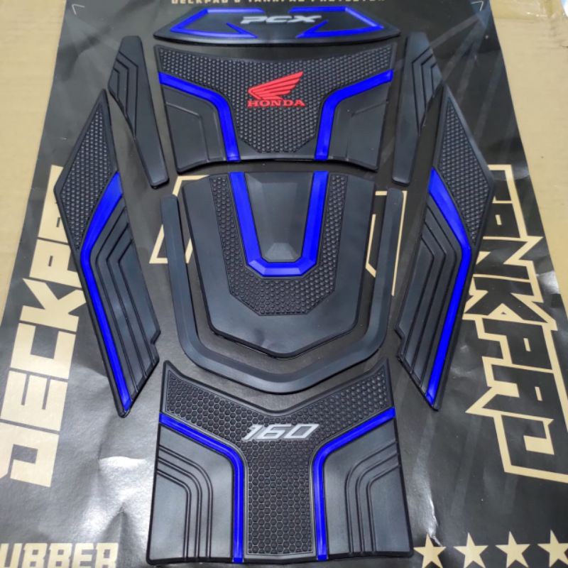 Tankpad Honda Pcx New 160 Bahan Karet Premium 3D Merk Adm