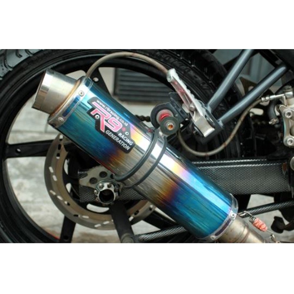 Knalpot Racing R9 Mugello FullSystem New Vixion R15 Byson  bac 83