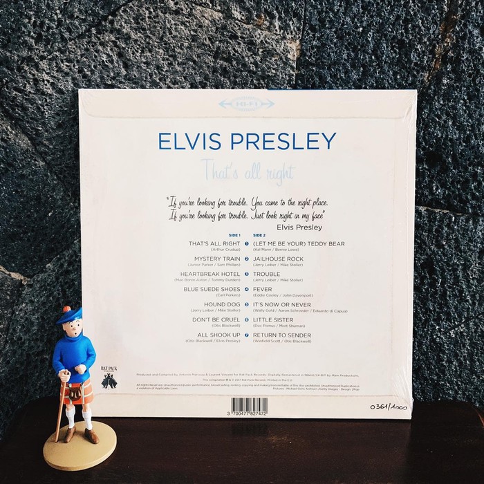 Vinyl / LP Elvis Presley - That's All Right (Blue Vinyl + CD)