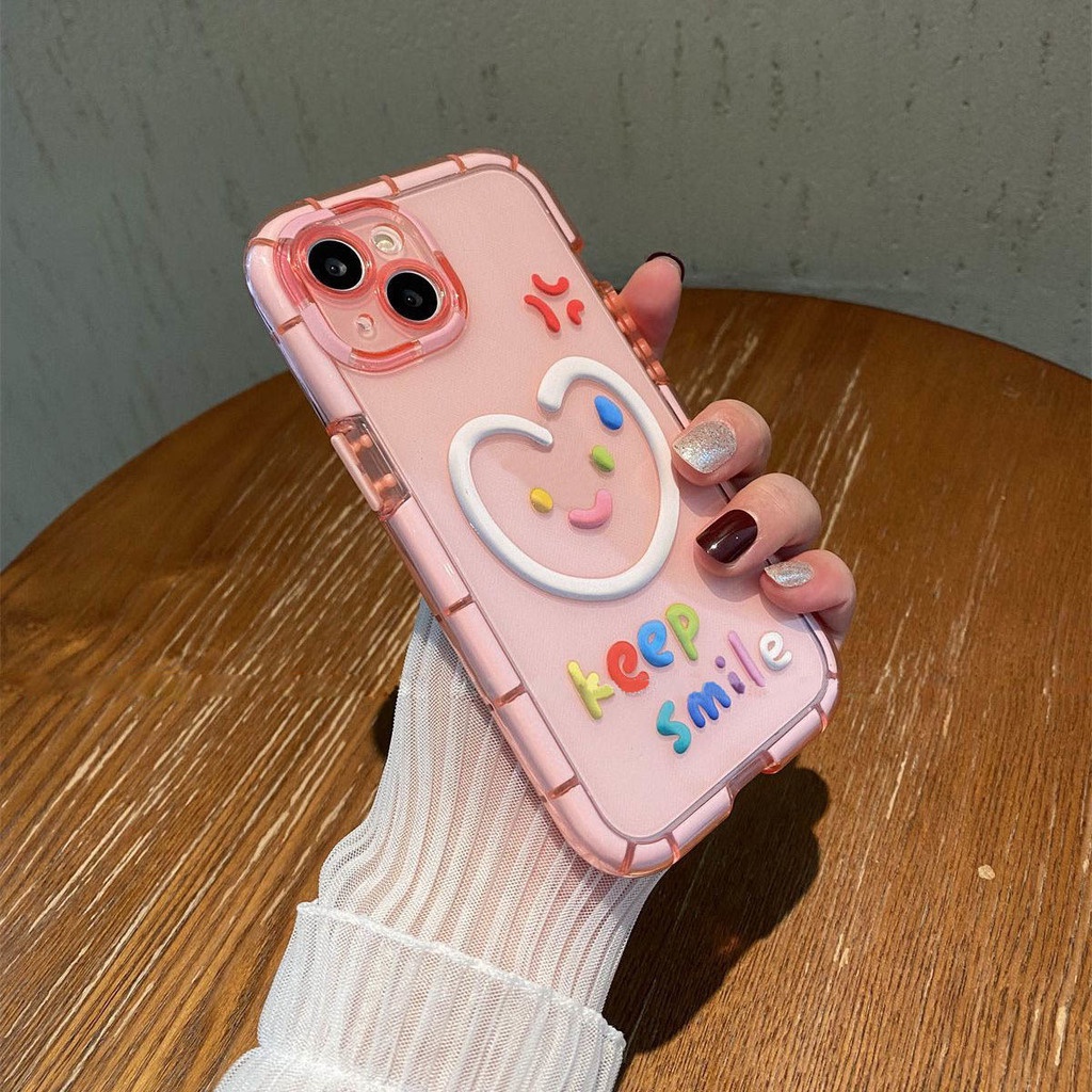 Soft Case Silikon Desain Girly Pink Love Line Untuk iphone 12 13 11 Pro Max X Xs Max Xr Mka2