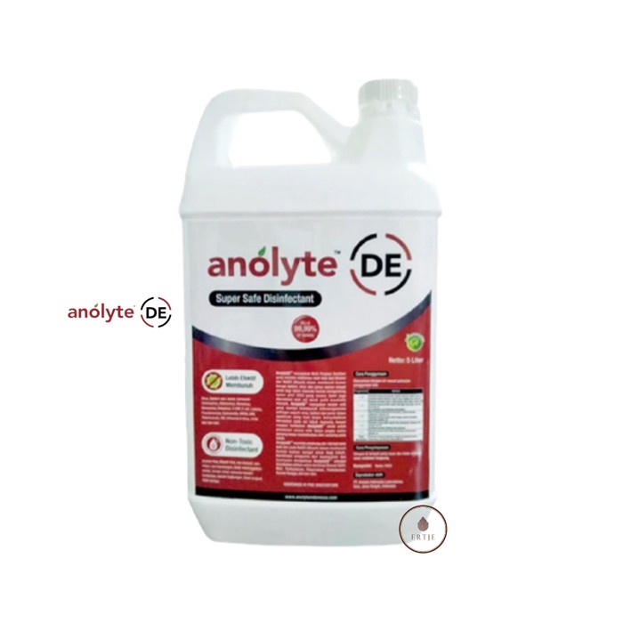 

Disinfektan 5 Liter Food Grade Anolyte DE bahan hypochlorous acid HOCL - BARU