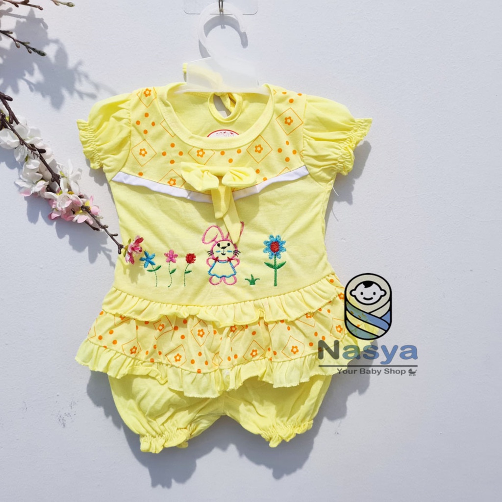 [N-036] Setelan baju dan celana pendek bayi/setelan baju anak perempuan MURAH