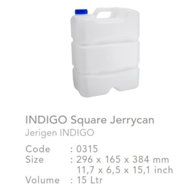 Jerigen 15 Liter Green Leaf Indigo