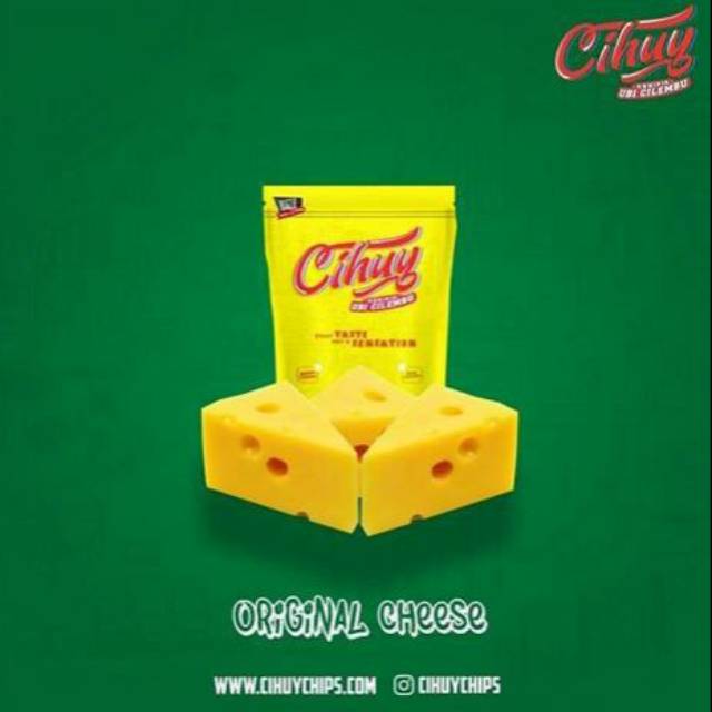 

Cihuy Chips Original Cheese Makanan Ringan
