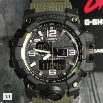 Jam sport KW army Hijau abri