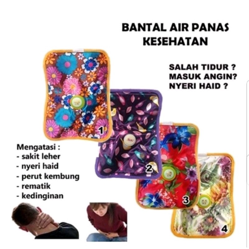 Bantal Isi Air Panas Hot Pillow Terapi Elektrik Protable Kepala Mobil Murah