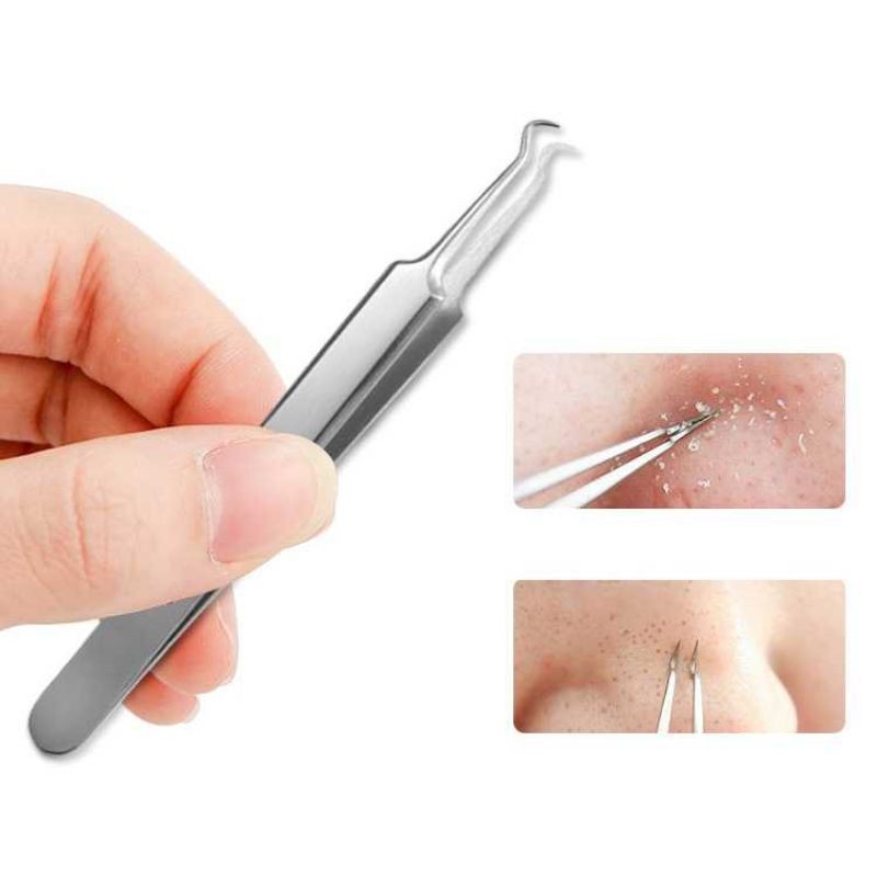 Alat Perlengkapan Komedo Jerawat Blackhead Stainless 3 PCS - PT3