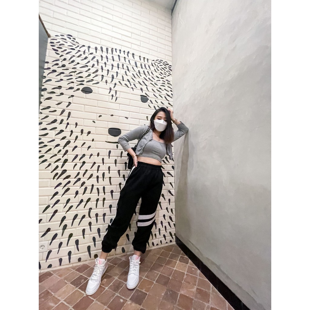 Cardigan RIB fashion / Cardigan set casual