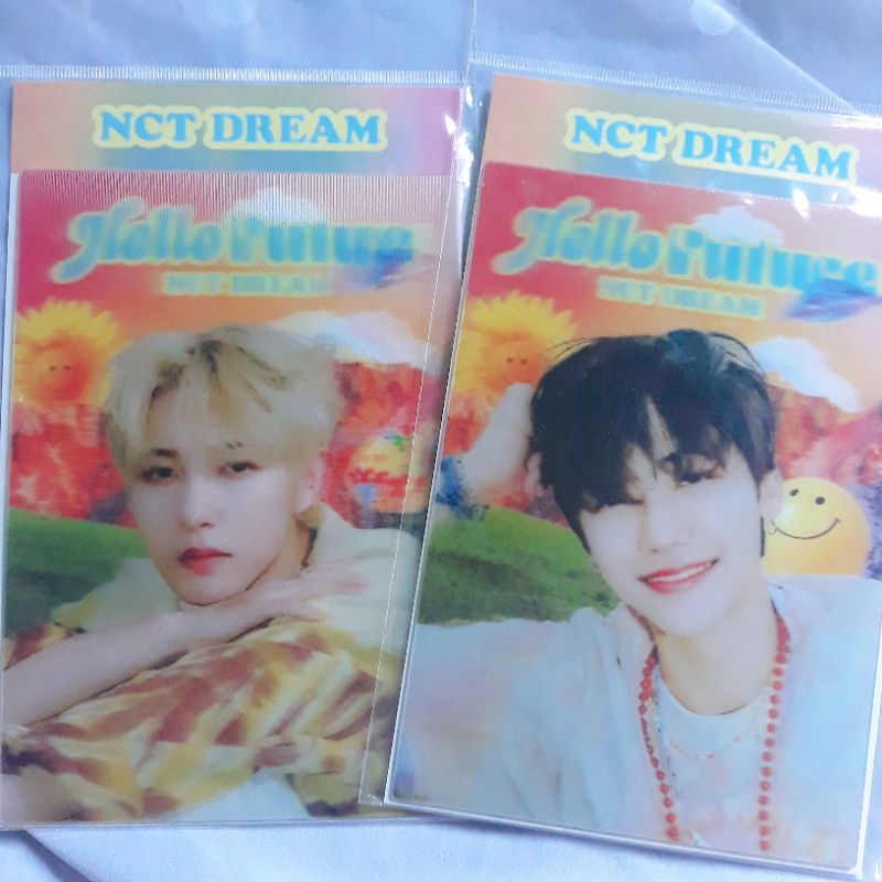 3D LENTICULAR CARD ONLY RENJUN JAEMIN HELLO FUTURE