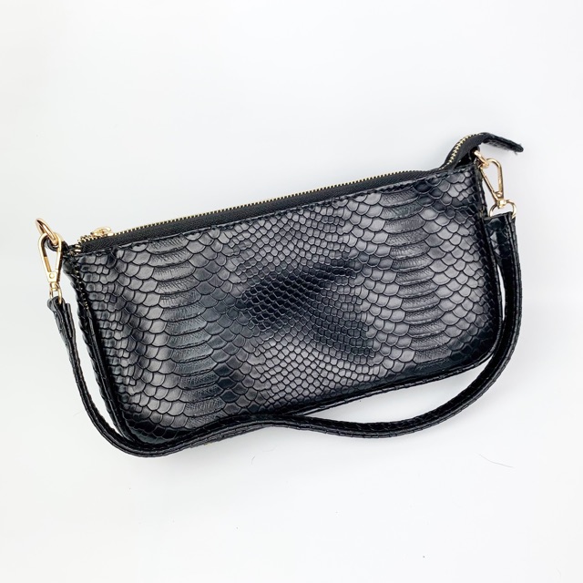 Tas Bahu Croco Vintage Korea 2 tali import murah