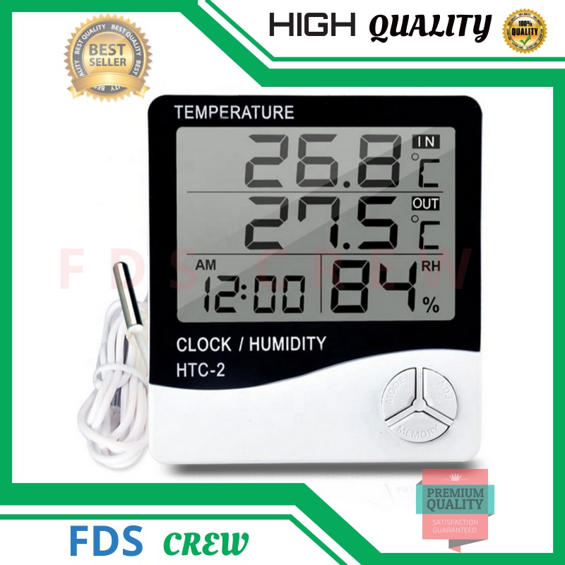 JAM Hygrometer HTC 2 HTC 1 Thermometer Digital HUMIDITY Meter