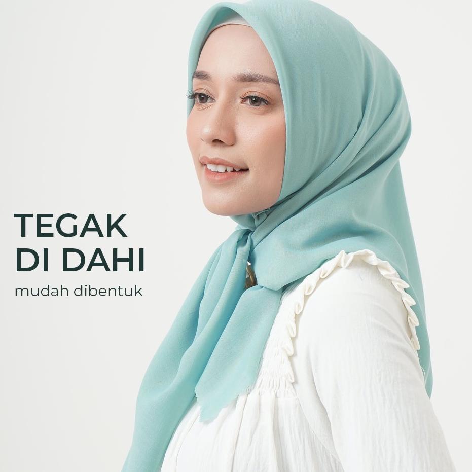 (SIAP KIRIM) ODELIA HIJAB VOAL SEGI EMPAT (ELIAH VOAL PREMIUM)/ SQUARE HIJAB ANTI LETOY / KERUDUNG S