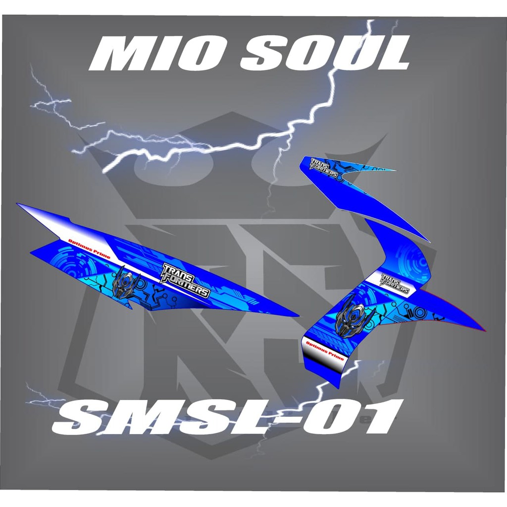 STRIPING MIO SOUL GT- STIKER MOTOR MIO SOUL GT - STIKER  VARIASI MIO SOUL GT  02
