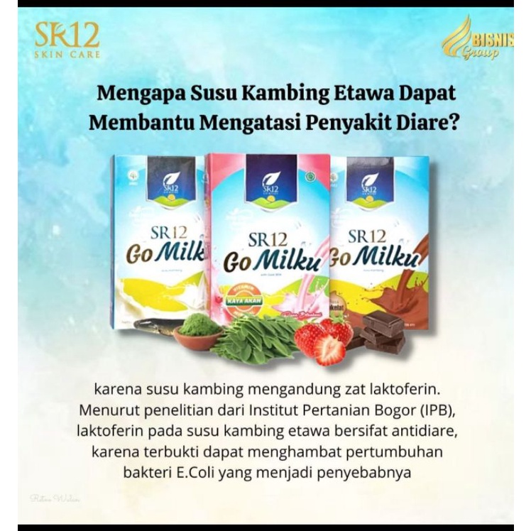 

susu gomilk sr12/susu kambing tanpa gula