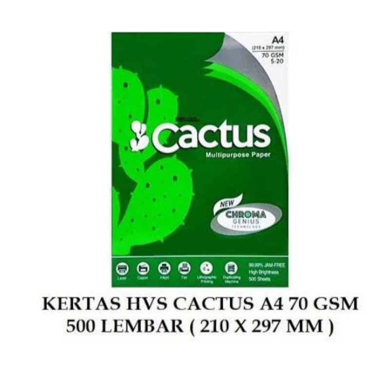 Jual Kertas Hvs A Gsm Cactus Grab Gosend Shopee Instant Only Shopee Indonesia